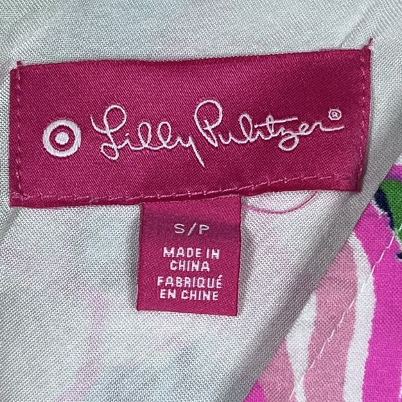 Lilly Pulitzer Pink Multicolored Floral V Neck Sleeveless Tank Women’s Size: S - Picture 10 of 12